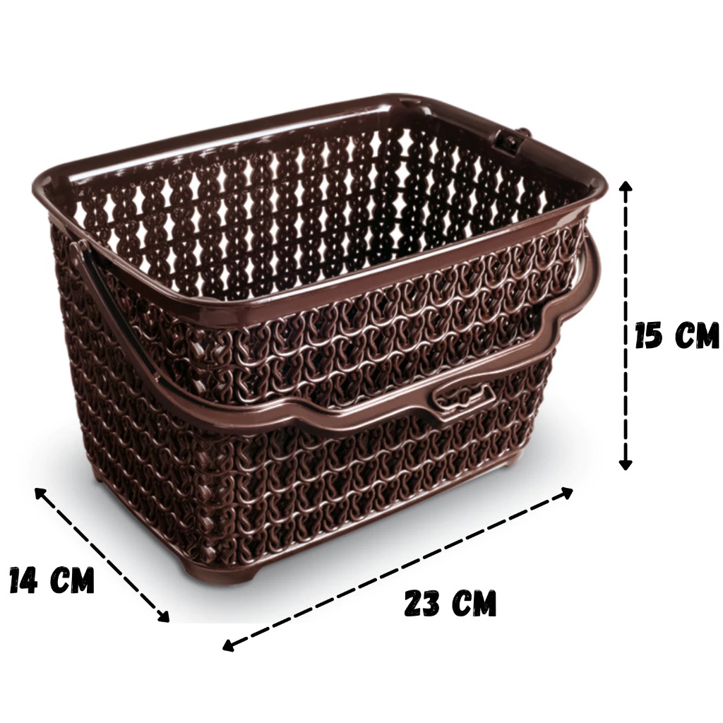 Kit Cesto + 60 Prendedores Roupas Plástico Reforçado Cesto Multiuso com Alça